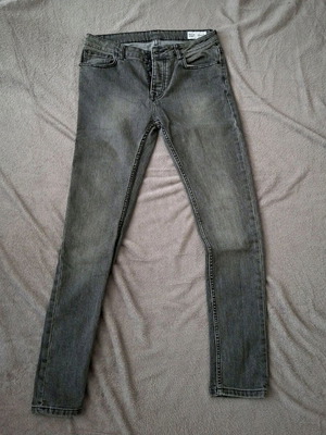 Men's Denim jeans new, slim fit, sizes M and L, gray