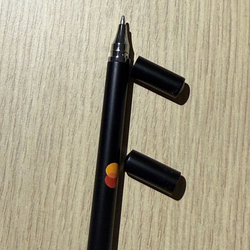 Notebook agenda with pen new