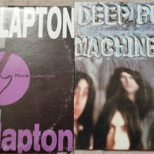 Eric Clapton and Deep Purple CDs like new, set of 2