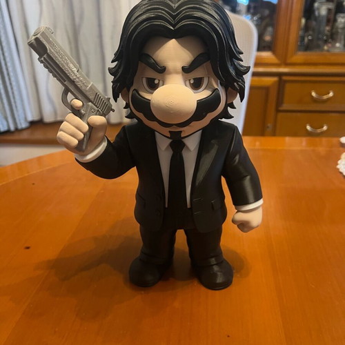 Super Mario ντυμένος John Wick καινούργιο