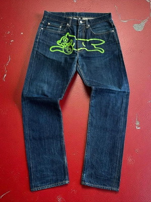 Billionaire Boys Club x Fingercroxx Running Dog Selvedge denim jeans used