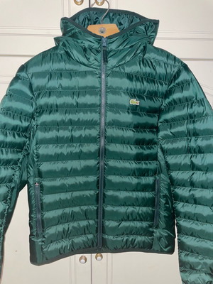 Lacoste jacket windbreaker new, green, size M