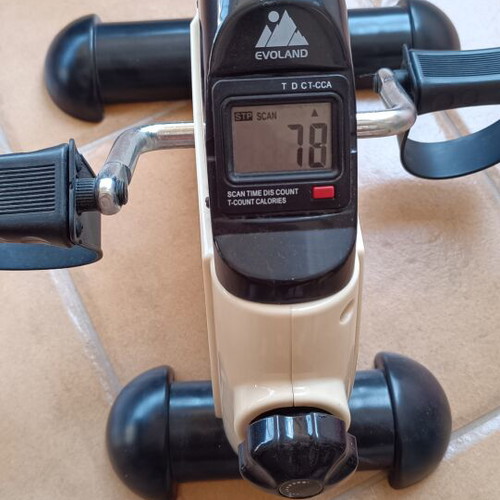 Evoland Under Desk Bike Pedal Exerciser used with LCD display