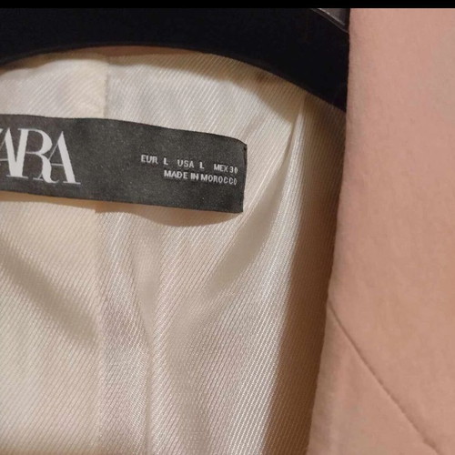 Zara dusty pink blazer L like new, pink blazer without buttons