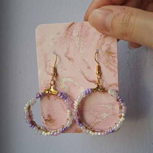 Women's jewelry set new, pink and gold colors
