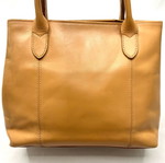 Дамска чанта Longchamp Roseau от бежова кожа употребявана