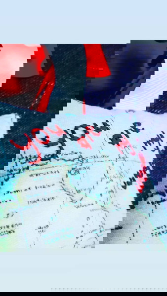 Χειροποίητη λαμπάδα χάρτης με κέντημα