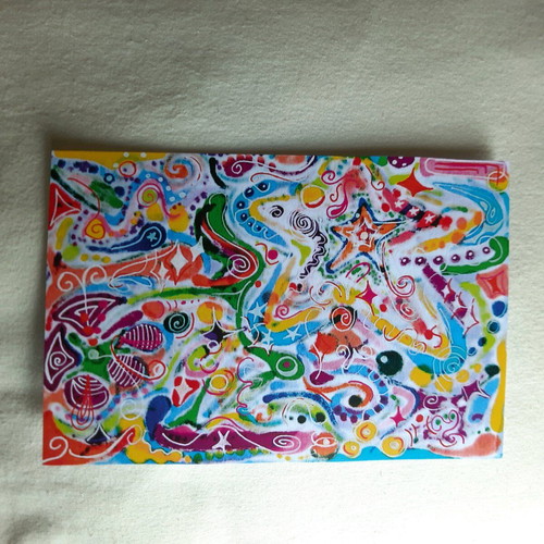Poster on 300g cardboard, size 12.5×18cm made to order