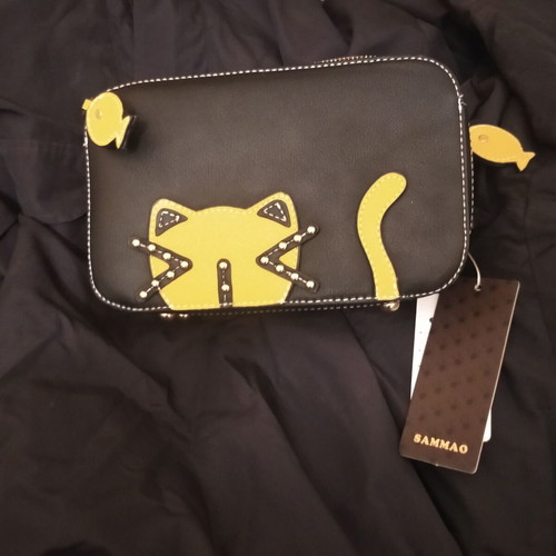 Women’s crossbody bag SAMMAO new with cat design
