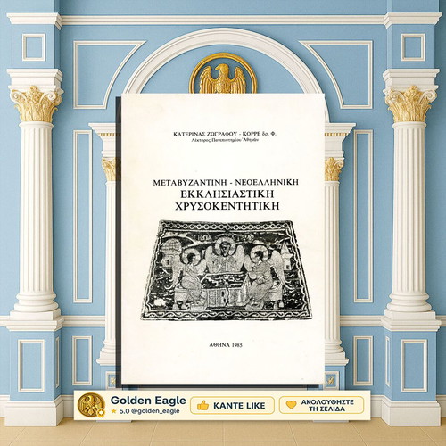 Metavyzantine - Modern Greek Ecclesiastical Gold Embroidery book used