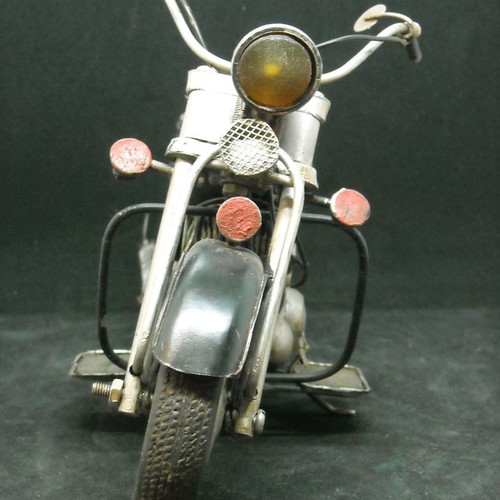 Decorative vintage Harley Davidson type motorcycle used, small