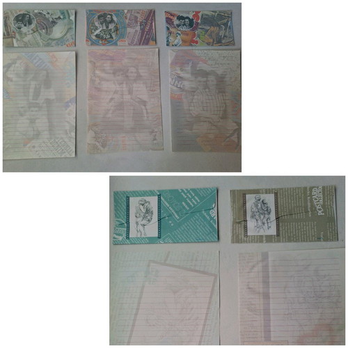 Teens stationery used, collectible scented letter papers