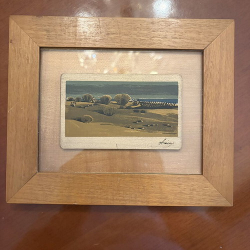 A. Tassos Matching Limited Edition Suite of 5 Fine Silver Woodcut Prints