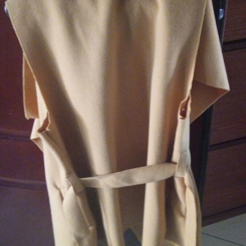 Himipalto suede sleeveless mustard color size M/L like new