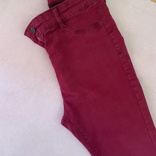 Stradivarius red jeans like new, size XL