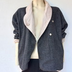 Double-sided wool jacket like new, size M
