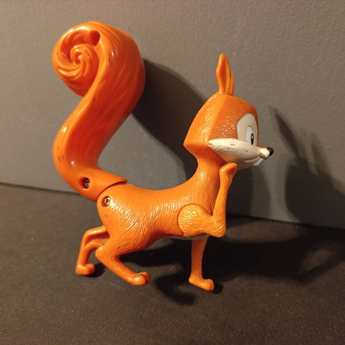 Bucky squirrel Disney collectible figure 2001 used