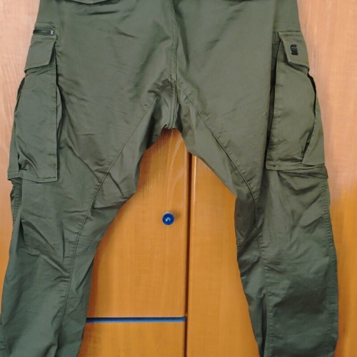 Raw cargo pants olive size 34