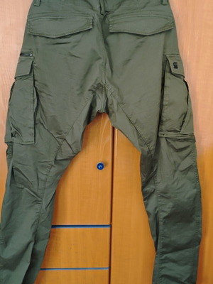Raw cargo pants olive size 34