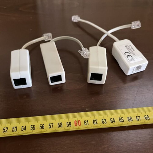 Telephone cable male to female pack of 4 new