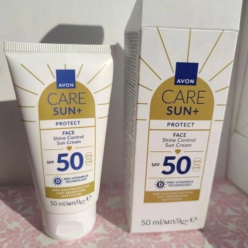 Avon Care Sun+ Protect Face Shine Control Matte Sunscreen SPF 50 50ml