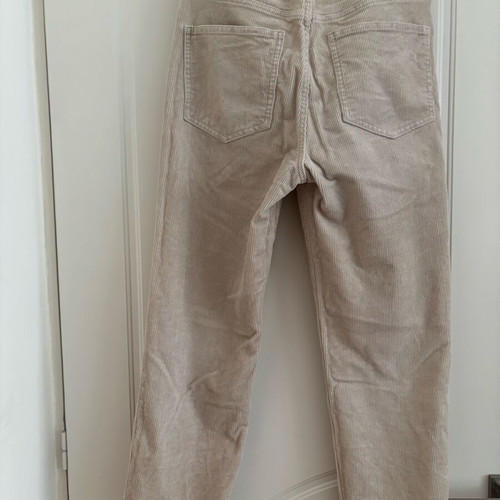 Corduroy pants H&M regular fit like new, beige size M