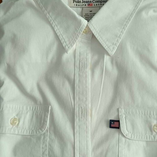 Polo by Ralph Lauren white shirt dress like new, size M