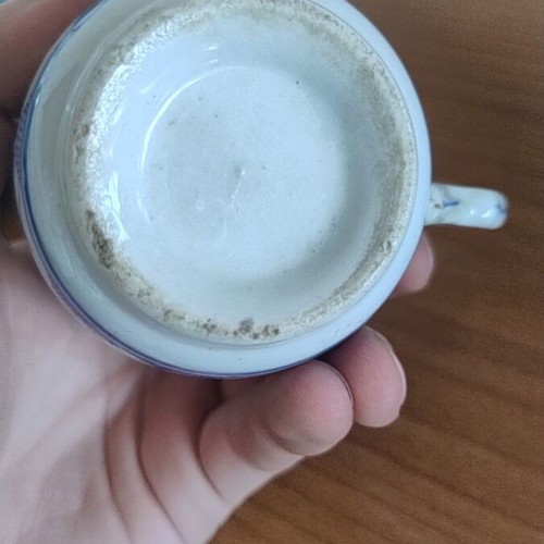 Coffee Cup with Tallin Indischblau Colors used