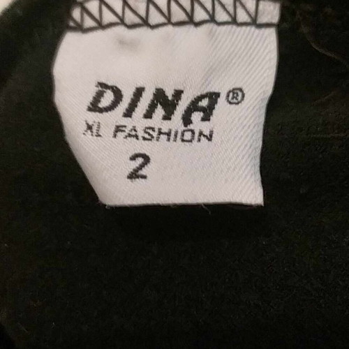 Dina black blouse like new with ruffle and tulle sleeves