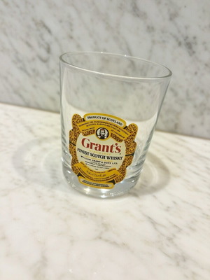 Винтидж чаша за уиски Grant’s като нова, 1970–1980 г.