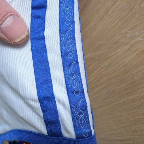 Adidas Predator Pulse sleeveless shirt David Beckham used, white and blue
