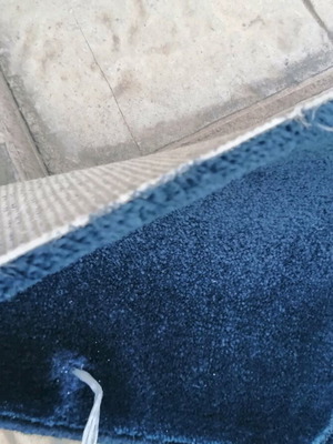 MCN carpet new with thick pile, blue, petrol, gray