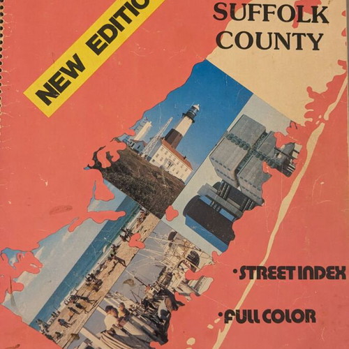 Vintage NYC Long Island Tri-State Map Atlas Collection used