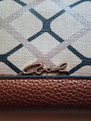 Axel women's brown wallet used