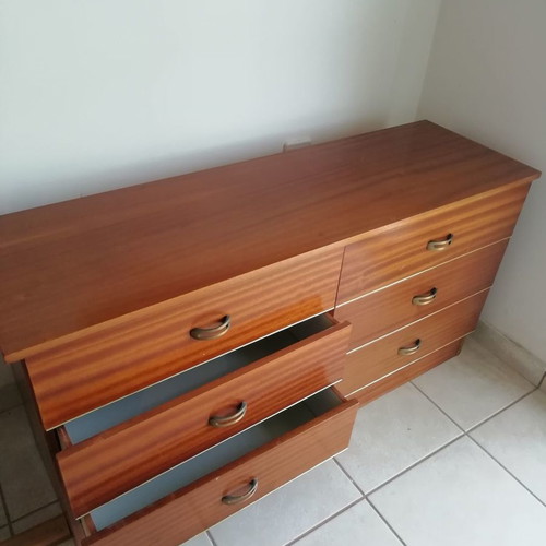 Bedroom furniture set used with bed, nightstand, dresser and mirror