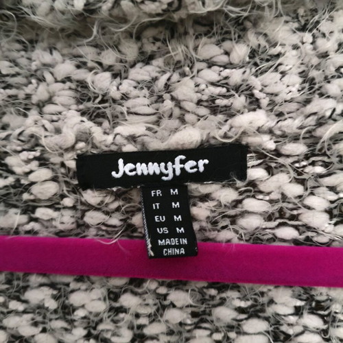 Jennyfer cardigan like new, medium size, white and grey