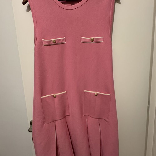 Zara Pink Sleeveless Dress Size M like new