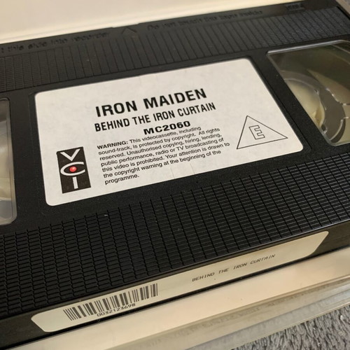 Iron Maiden Behind the Iron Curtain VHS video