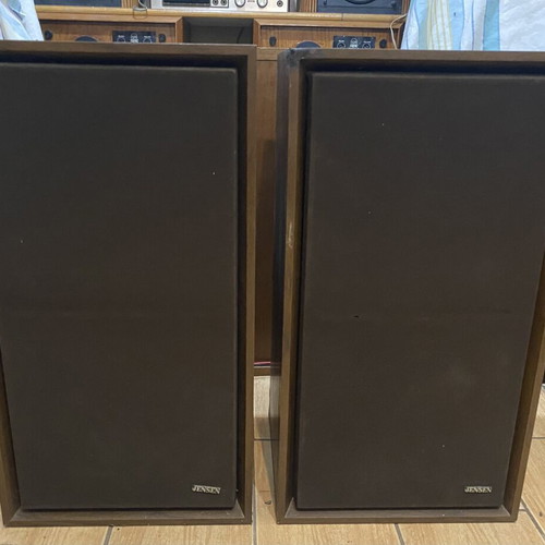 Jensen LS-4b vintage 3-way speakers used, made in USA