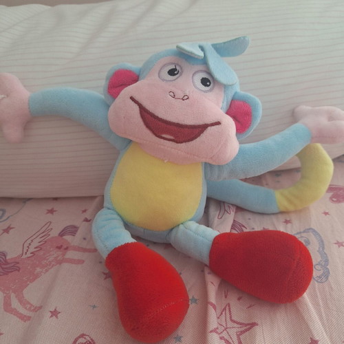 Dora the Explorer plush collection used, three characters