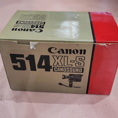 Vintage Canon 514 XL-S video camera new in original box
