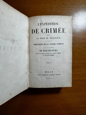 L'Expedition de Crimee book used, French language