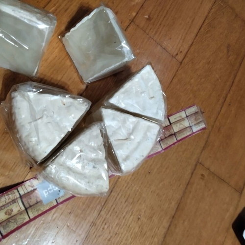 Ppd candles cheese design new, pack of 6 pieces