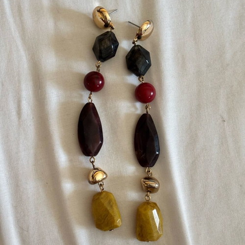 Long hanging earrings like new