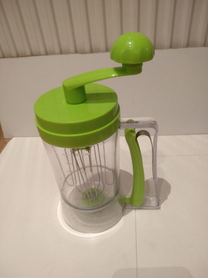 Manual mixer dispenser for pancakes and fritters new
