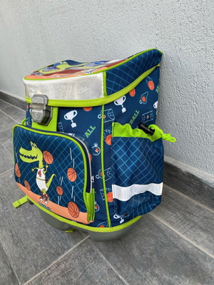 Polo Hard Shell Dino school backpack like new