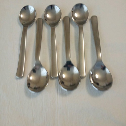 Inox cutlery set new, 6 forks, 6 spoons, 6 knives
