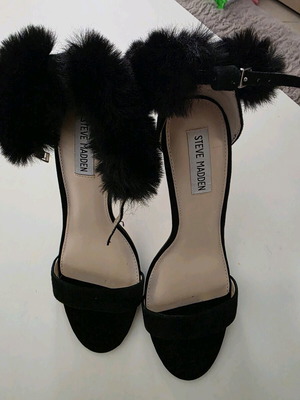 Παπούτσια Steve Madden γόβες μαύρες σαν καινούργιο νούμερο 38-39 αφόρετα