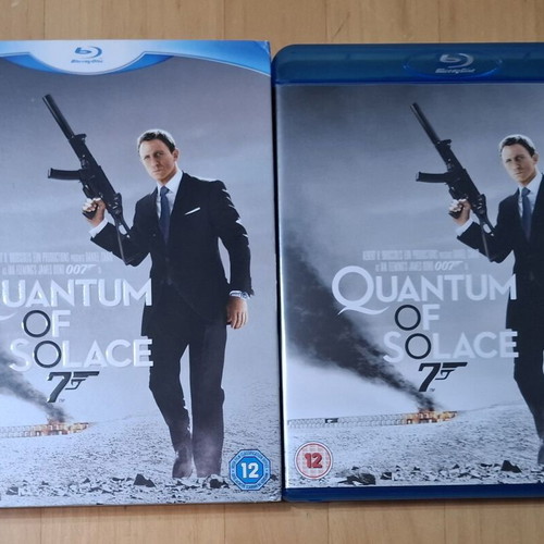 James Bond 007 Quantum of Solace Blu-ray like new with slipcover no Greek subtitles