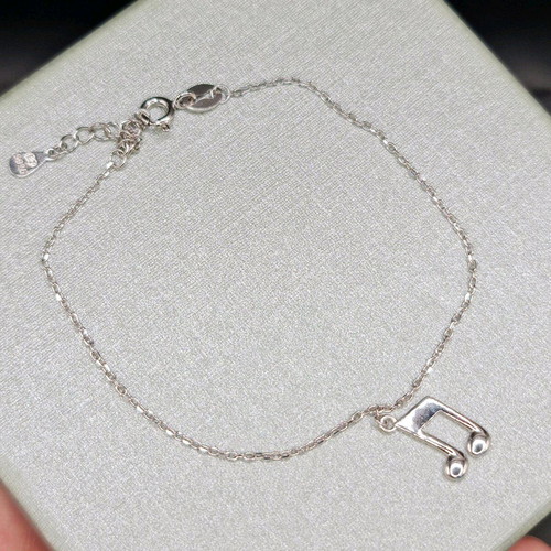 Silver bracelet new, 925 rhodium plated silver